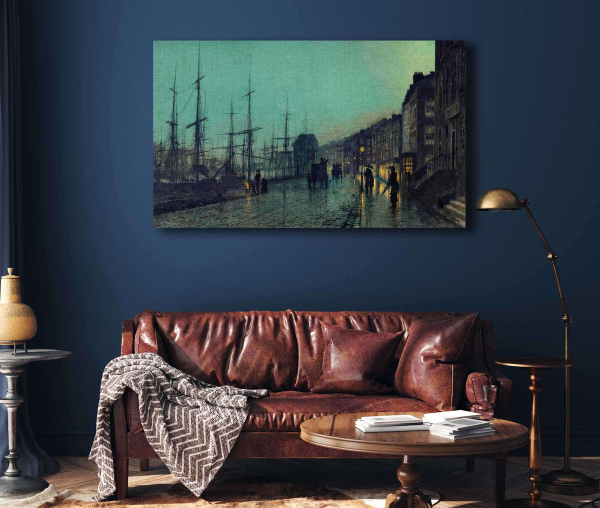 Shipping On The Clyde by John Atkinson Grimshaw