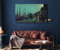 Shipping On The Clyde by John Atkinson Grimshaw