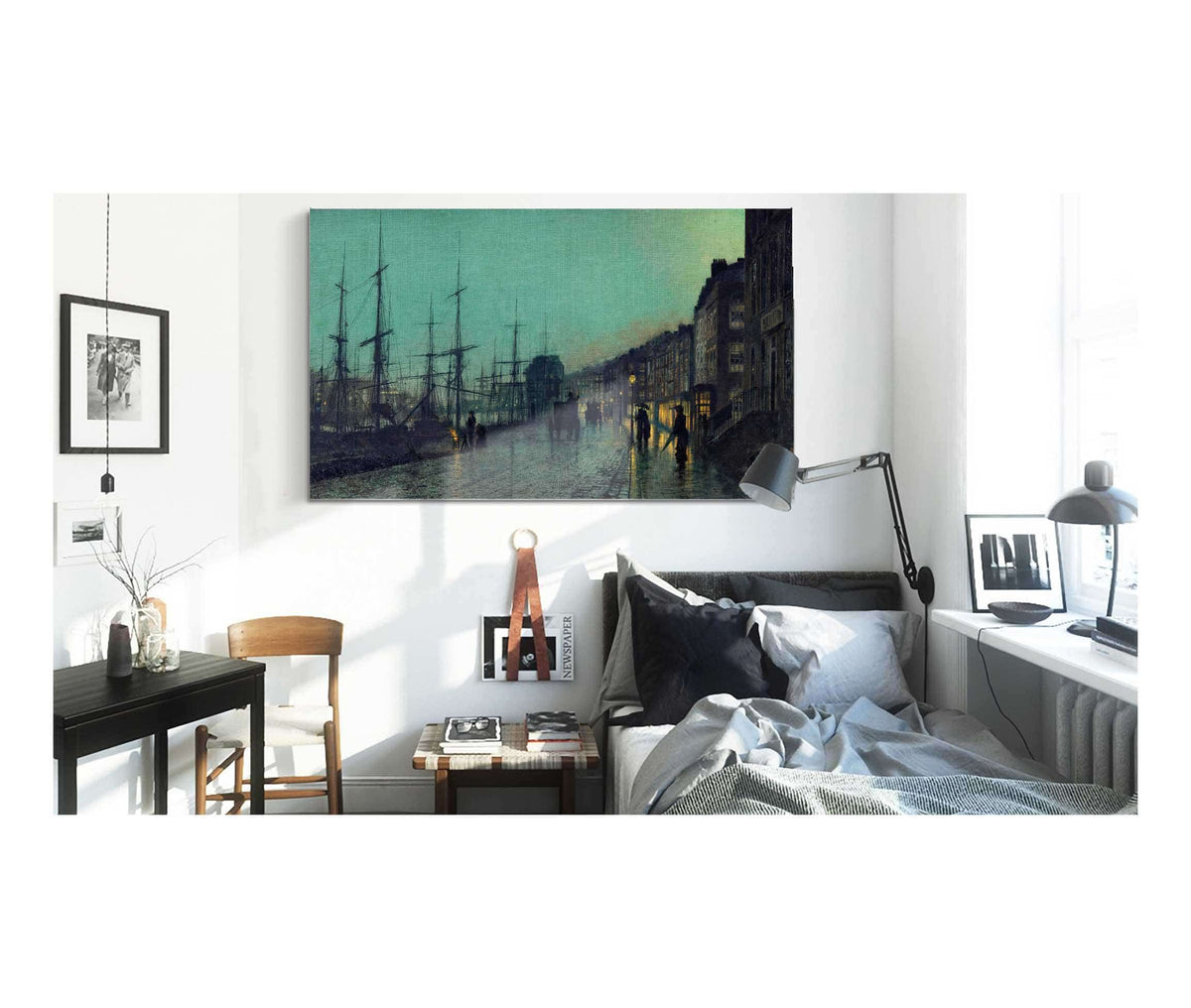 Shipping On The Clyde by John Atkinson Grimshaw