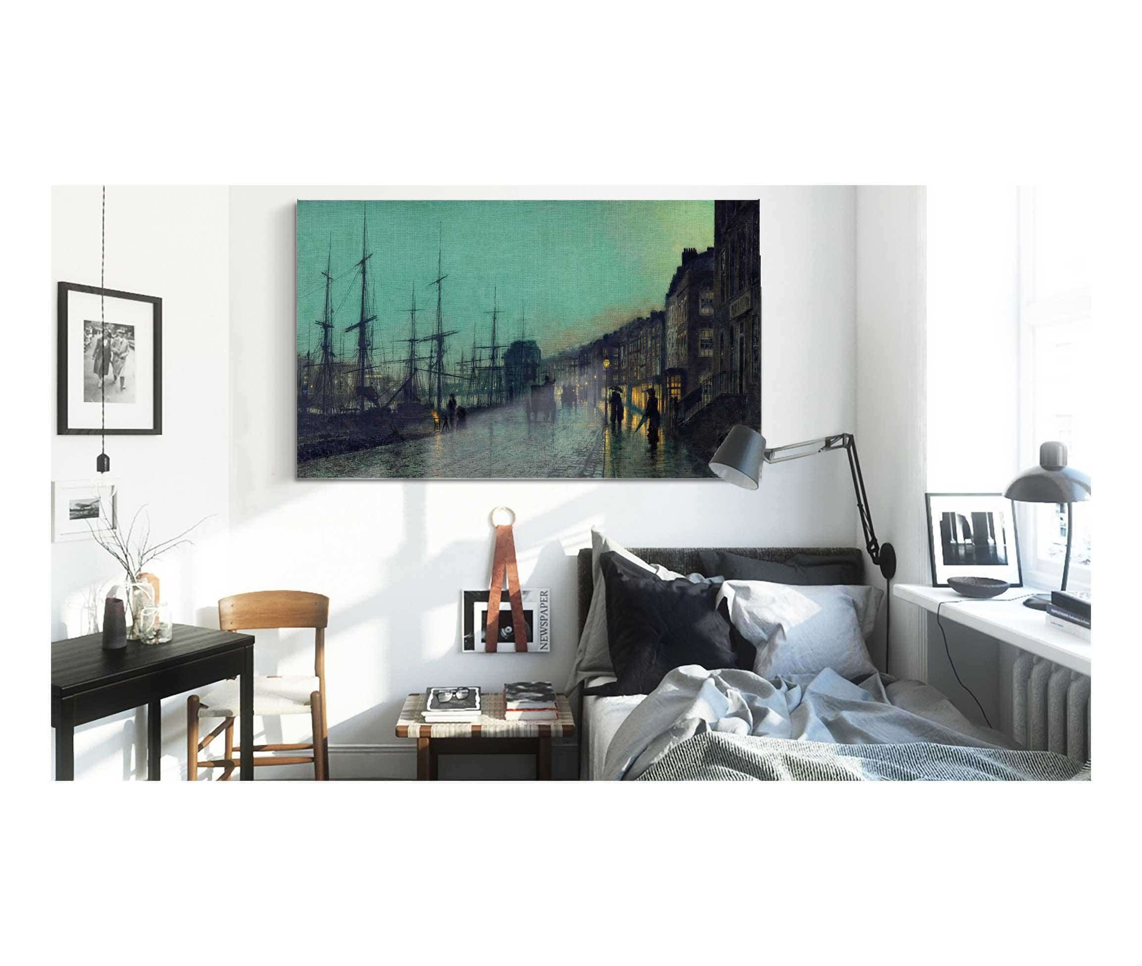Shipping On The Clyde by John Atkinson Grimshaw
