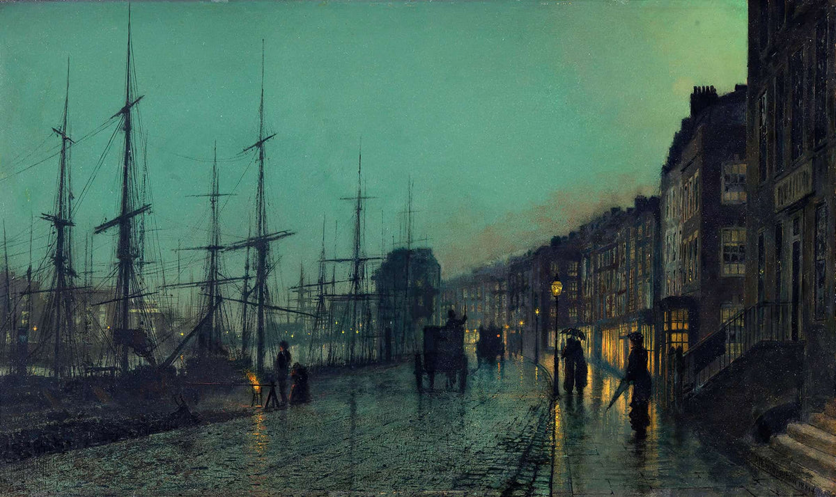 Shipping On The Clyde by John Atkinson Grimshaw