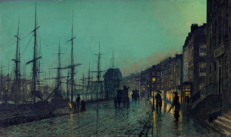 Shipping On The Clyde by John Atkinson Grimshaw