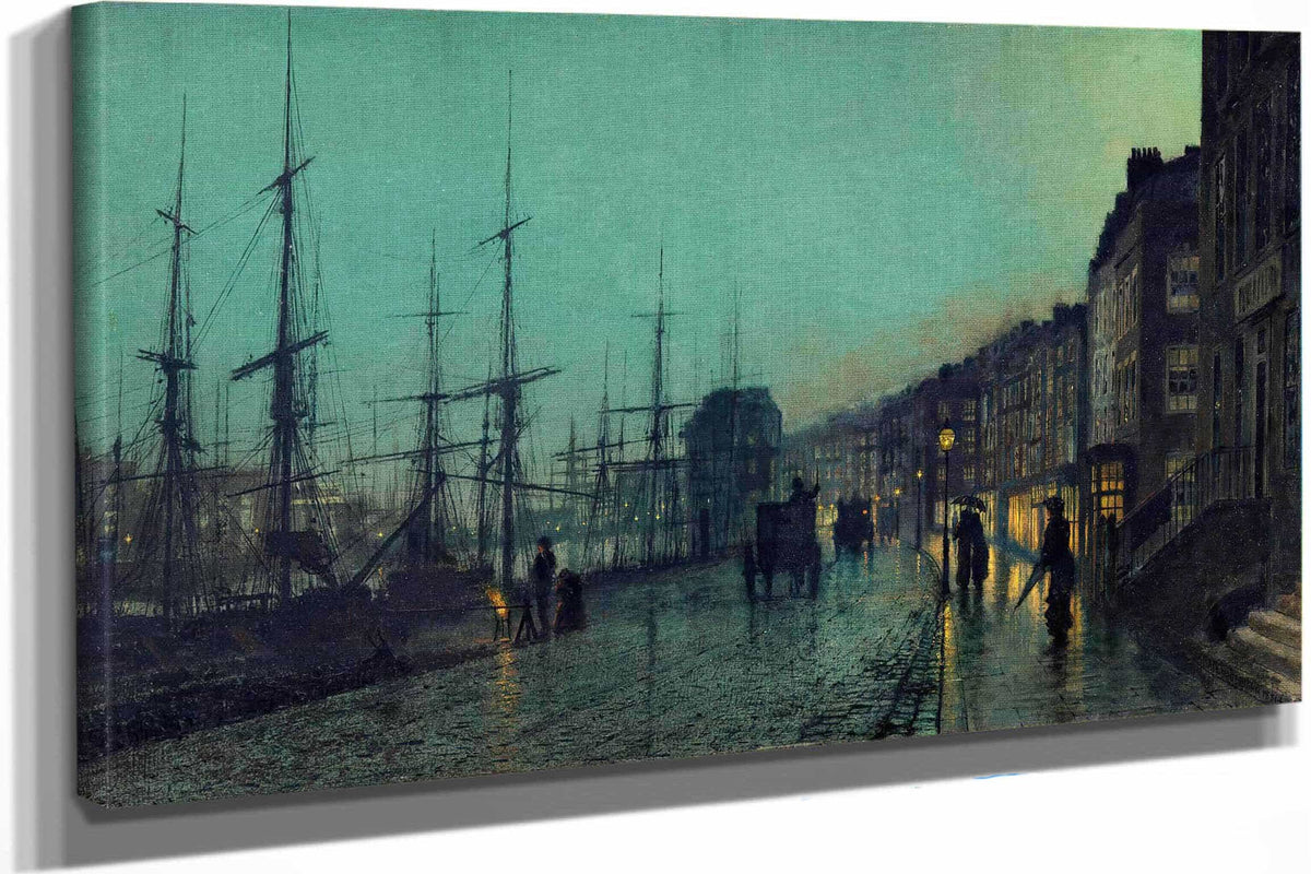 Shipping On The Clyde by John Atkinson Grimshaw