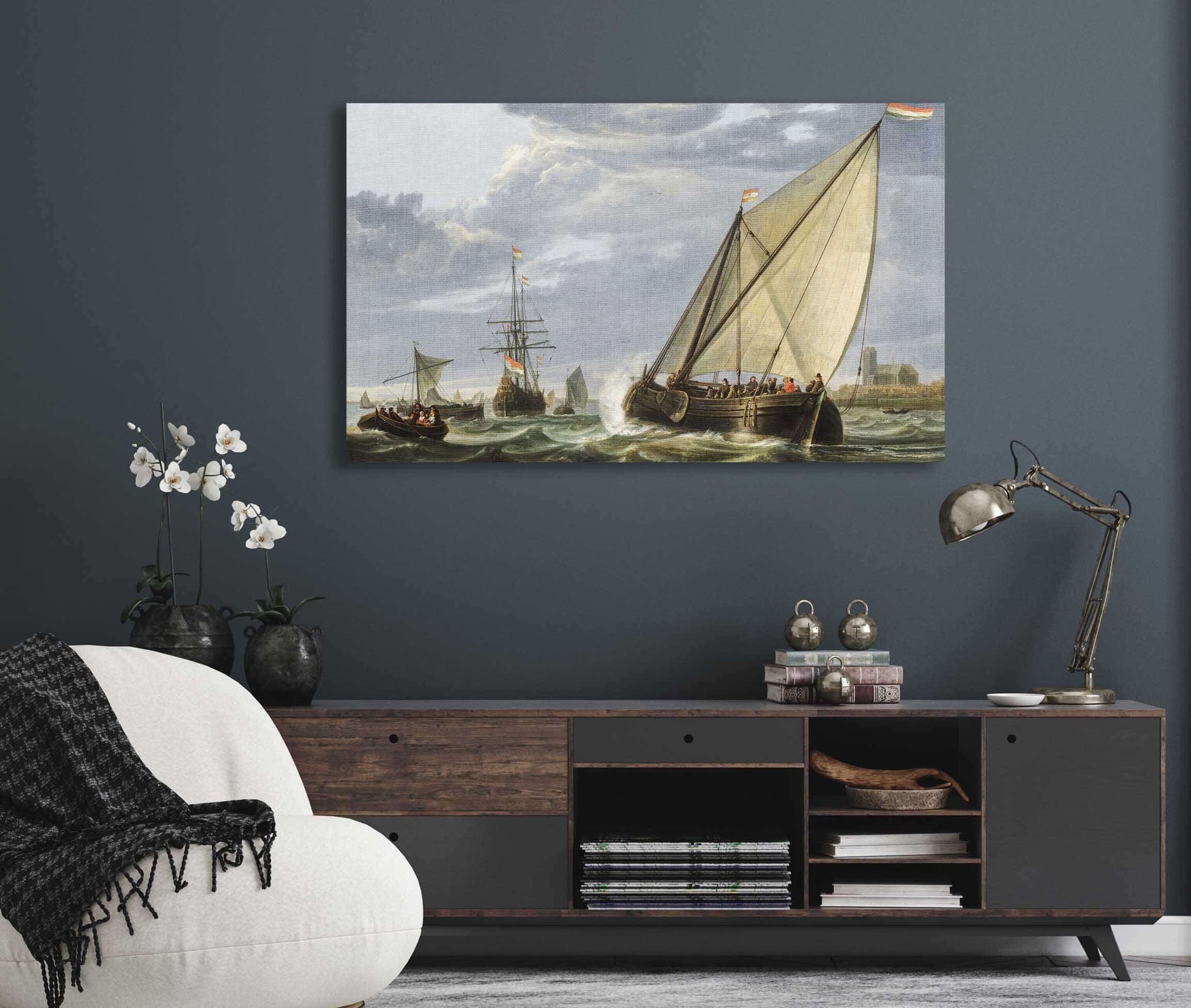 Shipping On The Maas Dordrecht Early S By Aelbert Cuyp