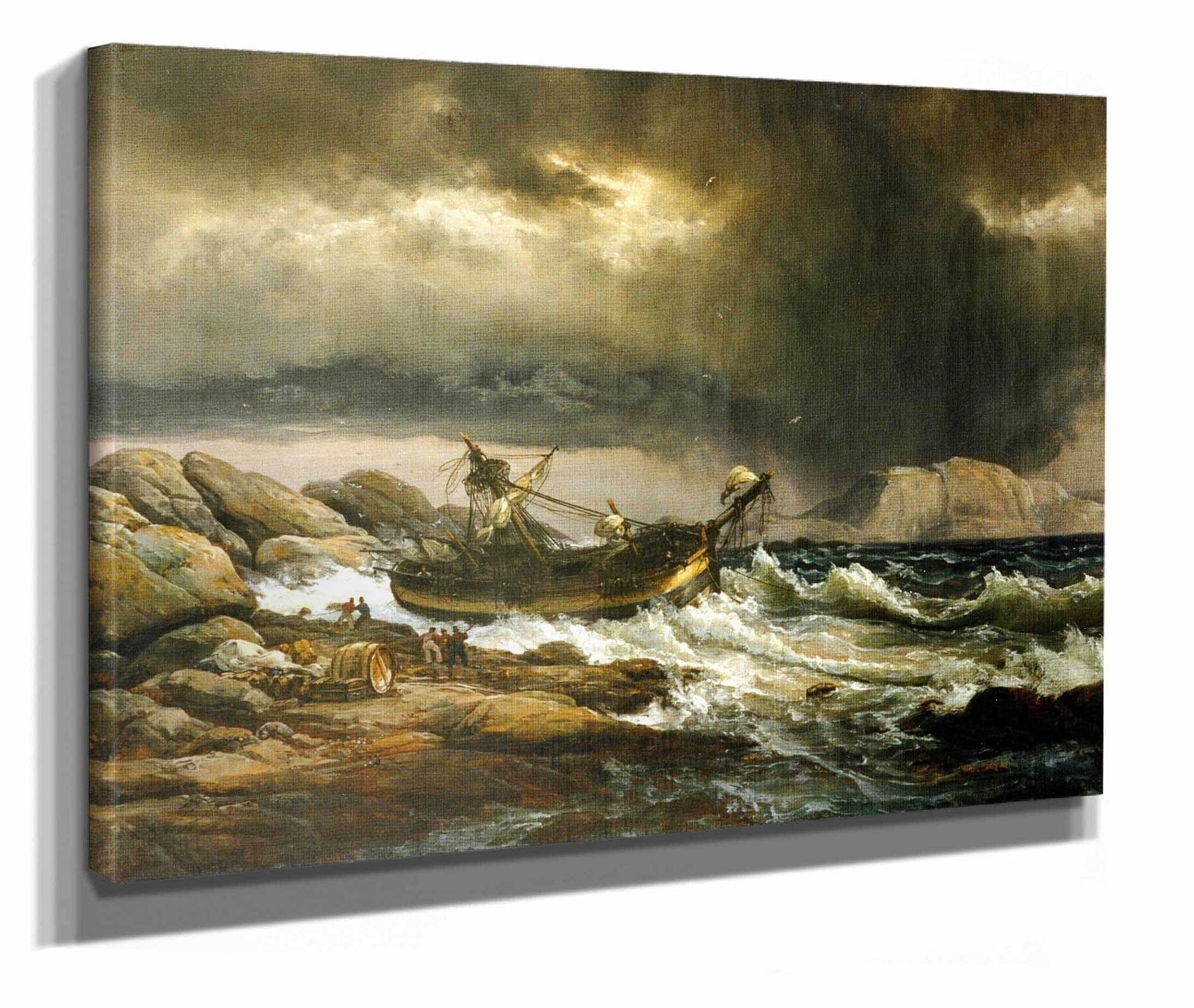 Shipwrech by Johan Christian Dahl