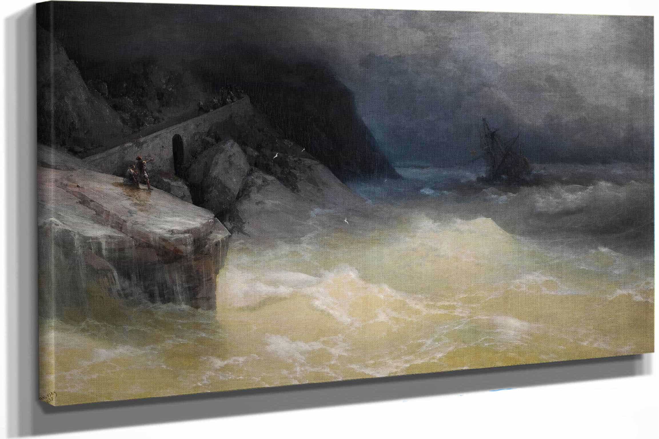 Shipwreck Off The Black Sea Coast by Ivan Konstantinovich Aivazovsky