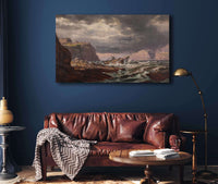 Shipwreck On The Coast Of Norway by Johan Christian Dahl