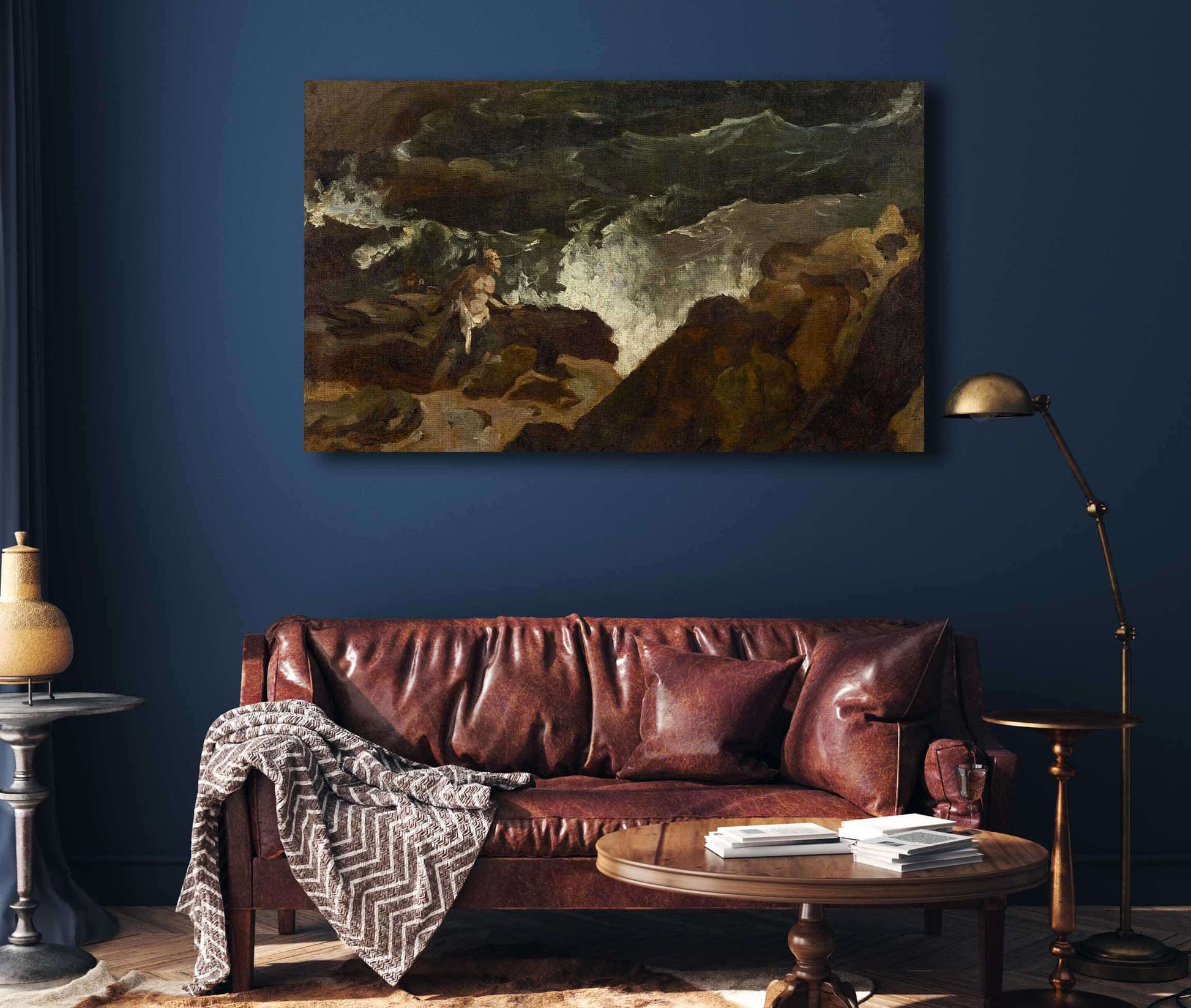 Shipwrecked On A Beach The Tempest   by Theodore Gericault