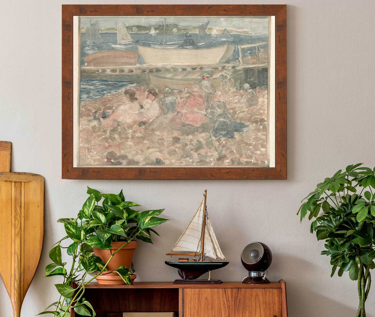 Shipyard Children Playing by Maurice Prendergast