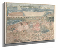 Shipyard Children Playing by Maurice Prendergast
