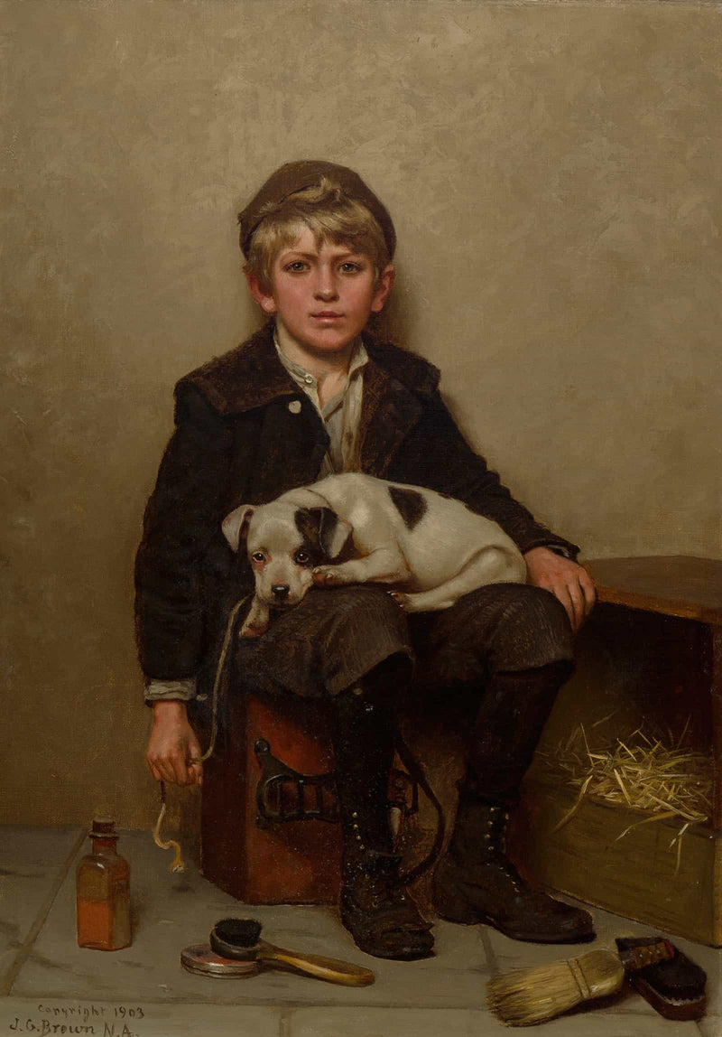 Shoeshine Boy by John George Brown