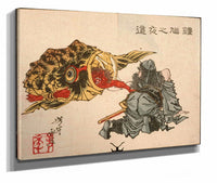 Shoki Creeping Up On A Sleeping Demon by Tsukioka Yoshitoshi