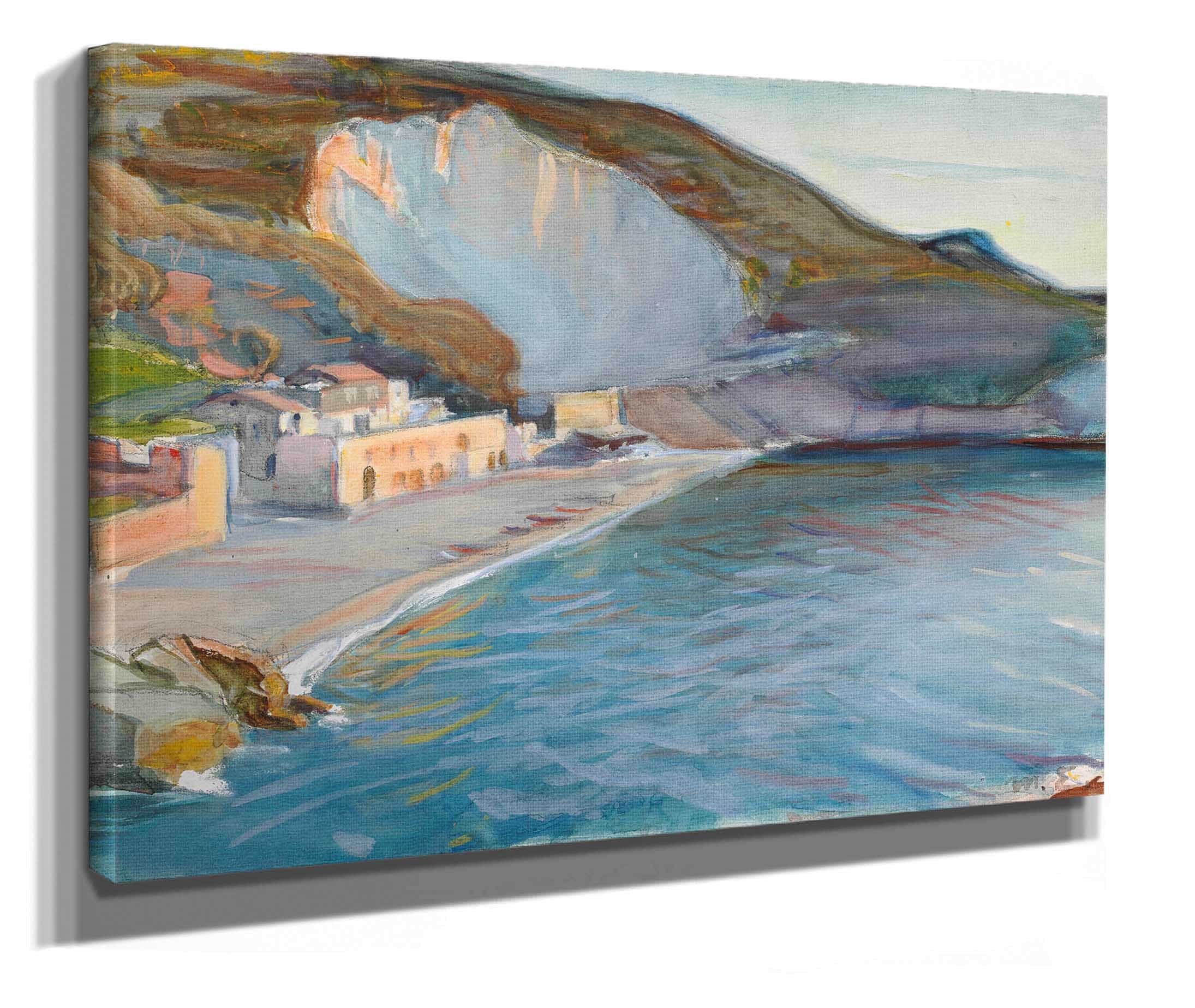 Shore Landscape From The Naples Region by Magnus Enckell