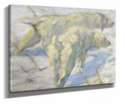 Siberian Dogs In The Snow by Franz Marc
