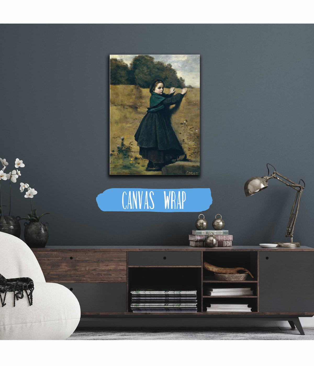 Sibylle by Jean Baptiste Camille Corot