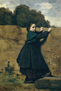 Sibylle by Jean Baptiste Camille Corot
