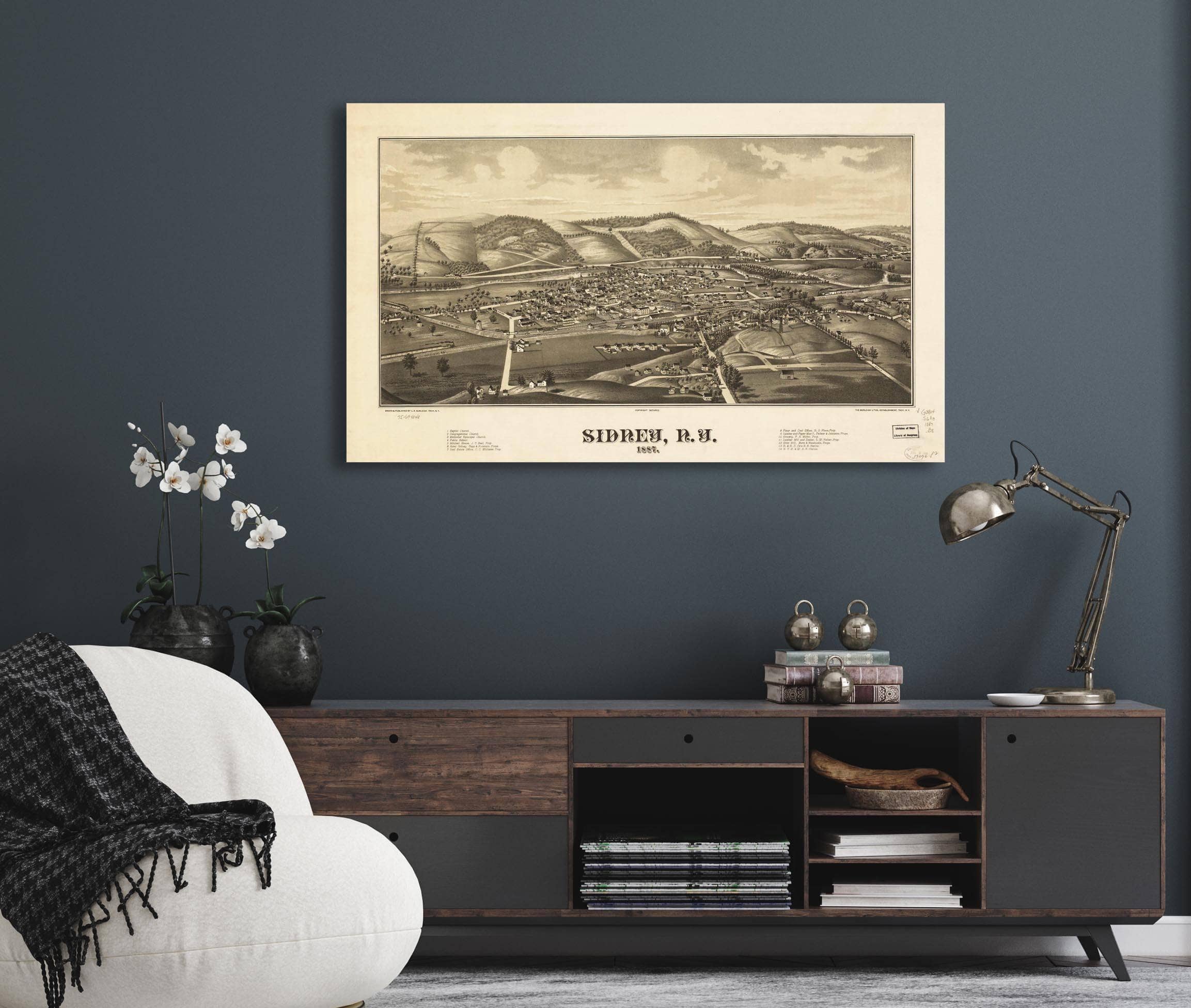 Sidney Ny 1887  State Of New York