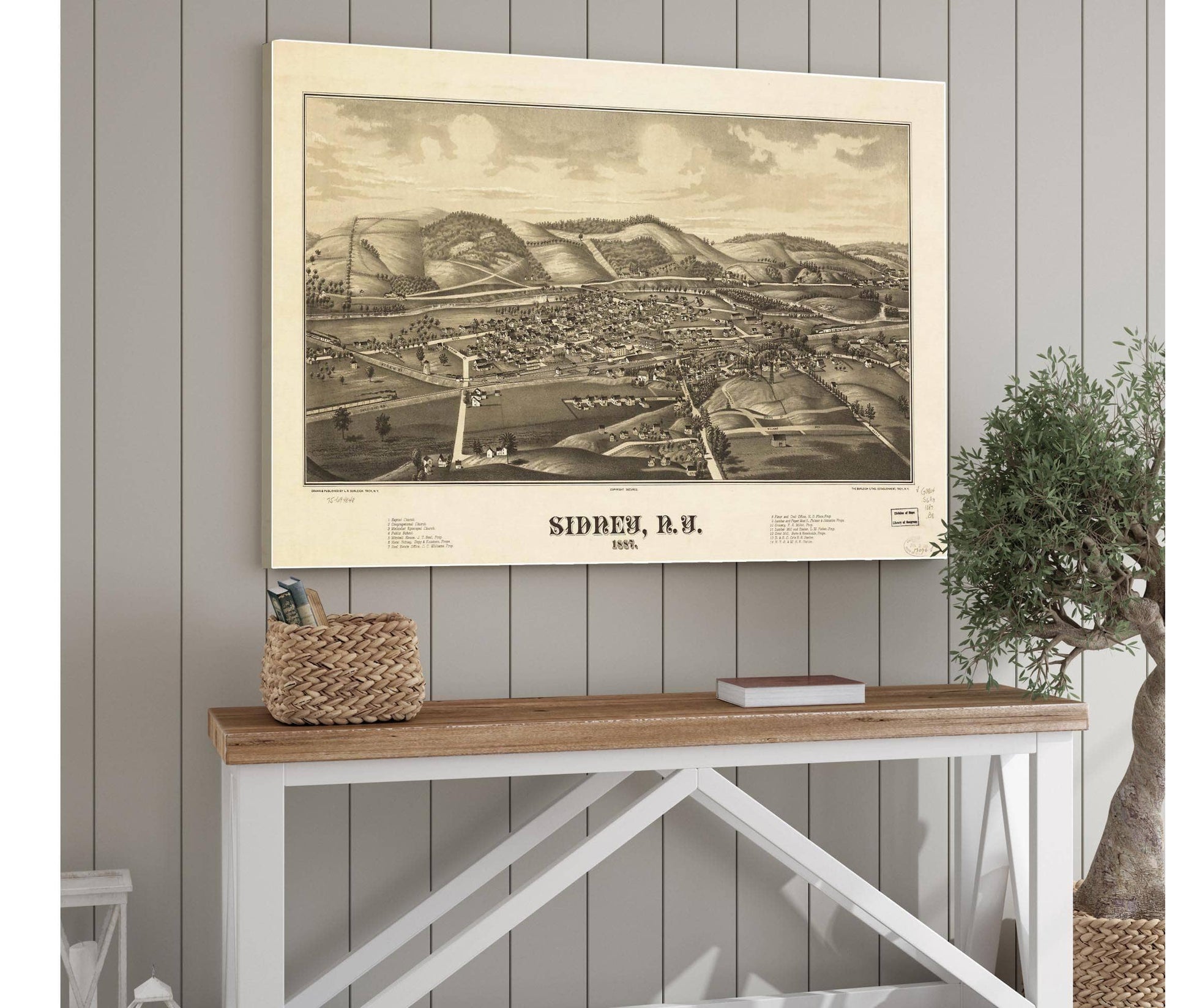 Sidney Ny 1887  State Of New York