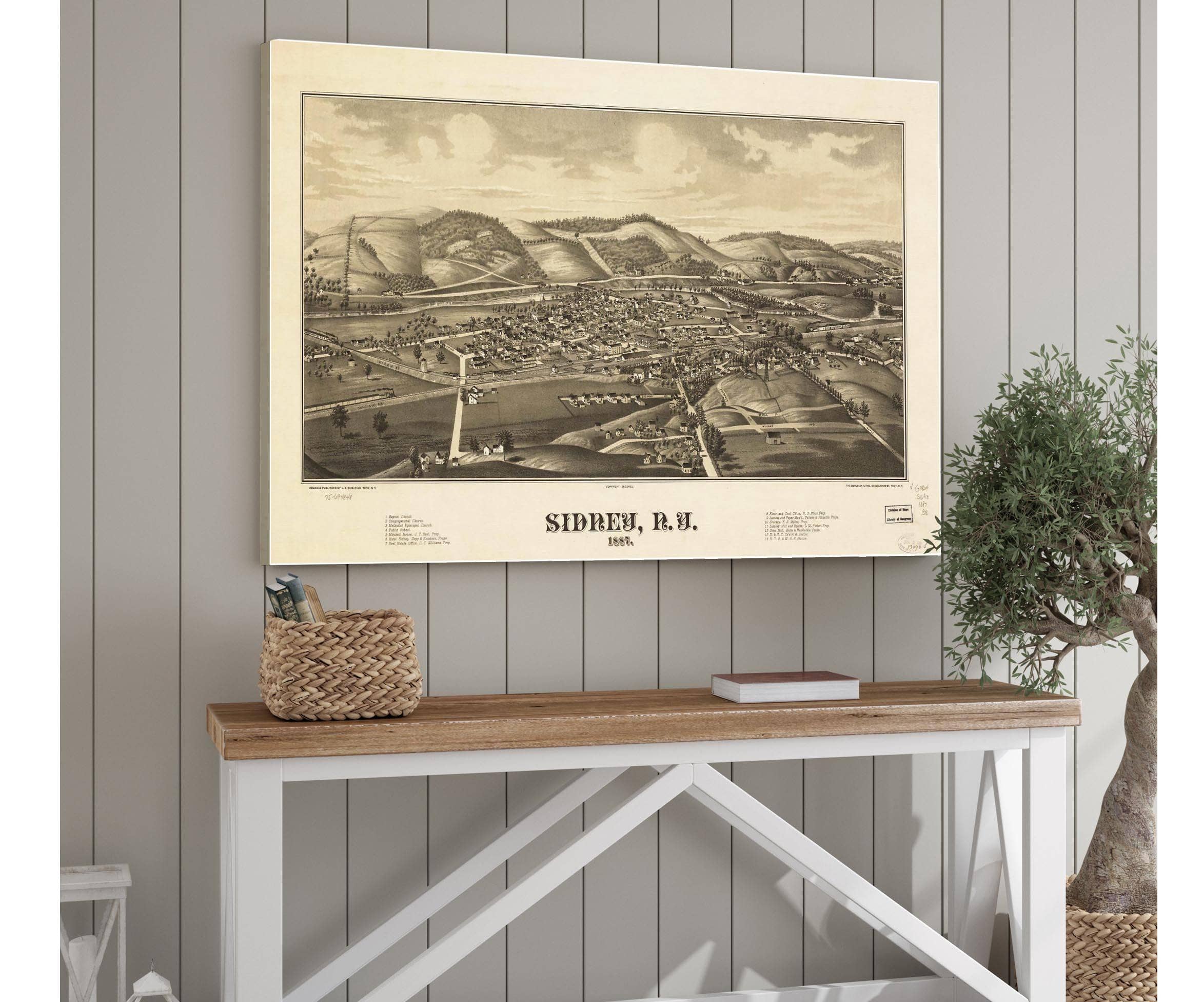 Sidney Ny 1887  State Of New York