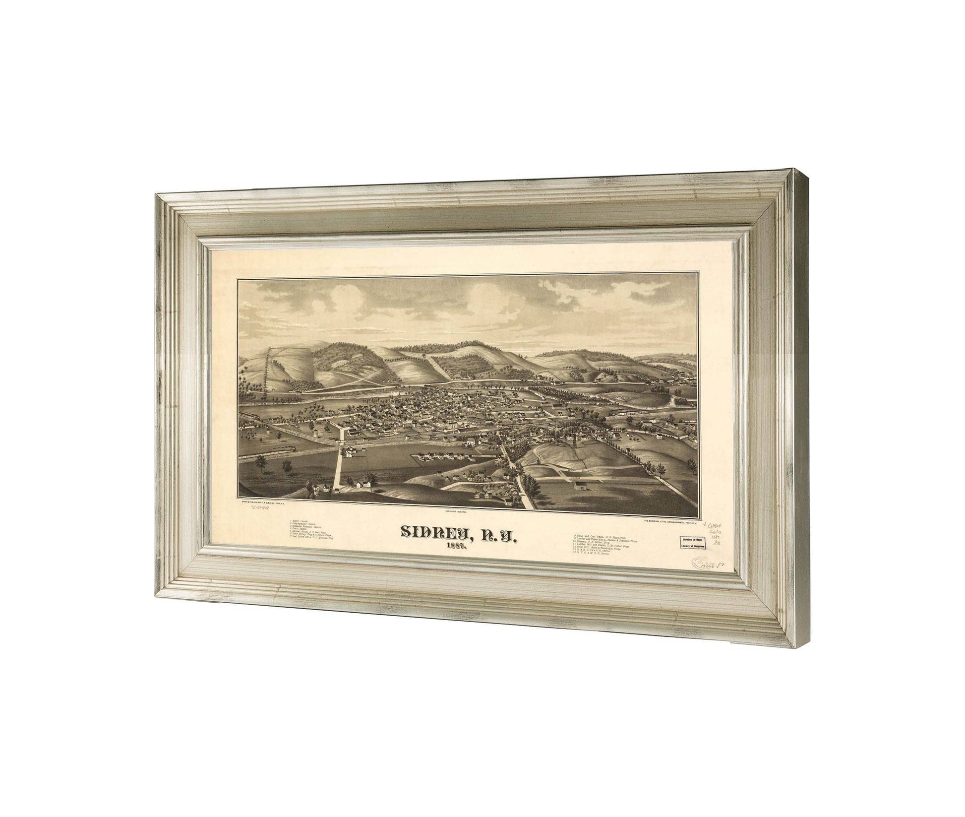 Sidney Ny 1887  State Of New York