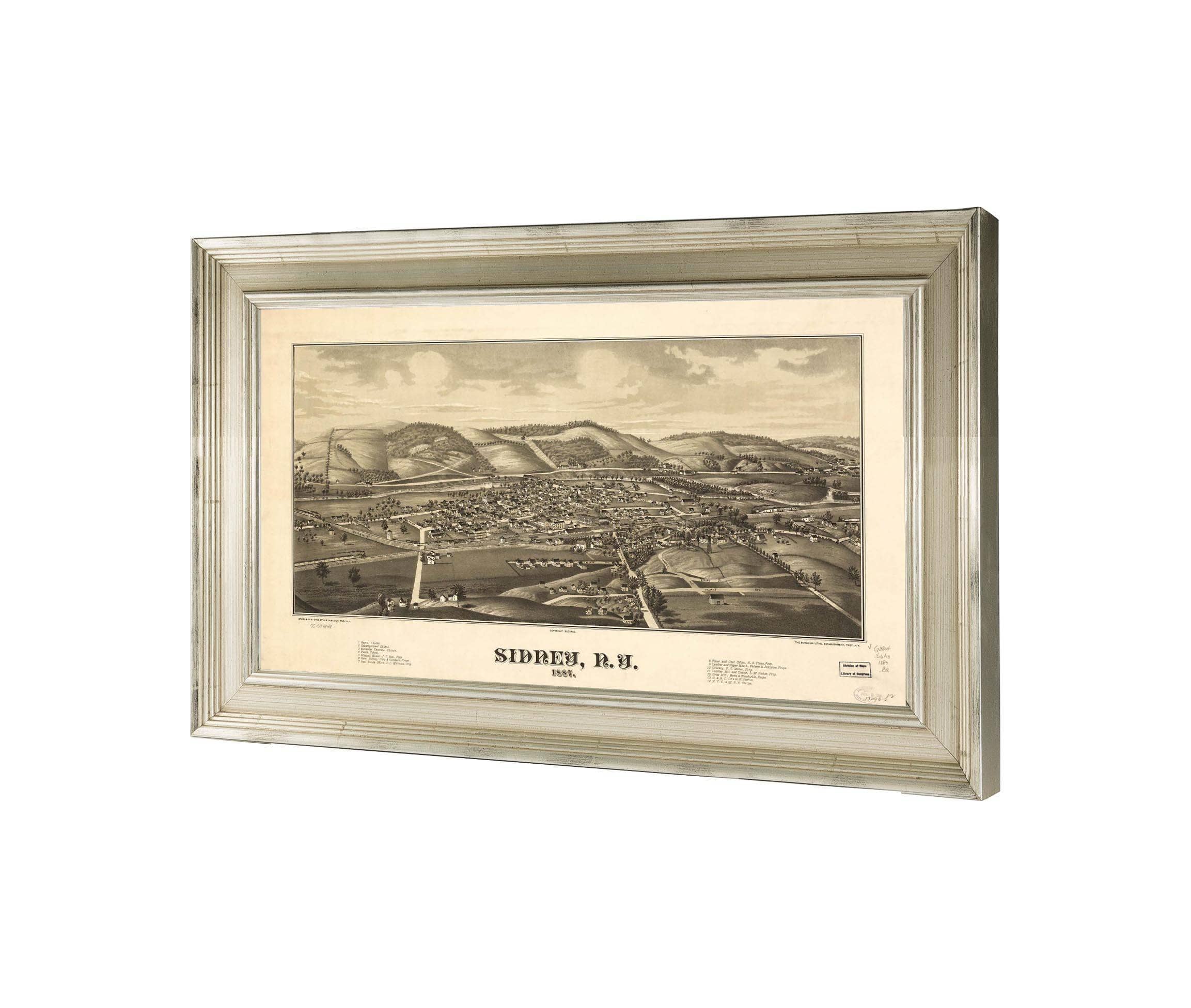 Sidney Ny 1887  State Of New York