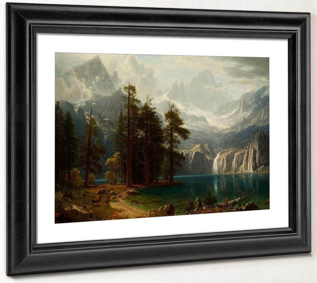 Sierra Nevada 1873 By Albert Bierstad Print, Canvas Art, Framed Print ...