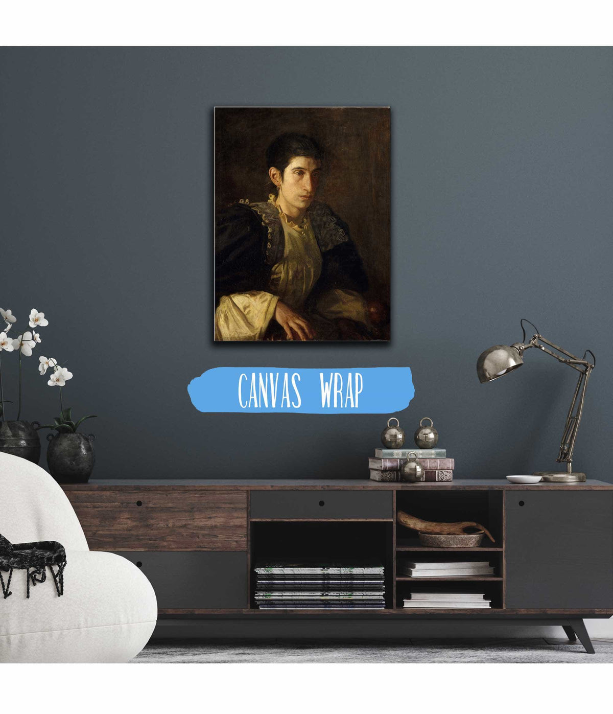 Signora Gomez Darza   by Thomas Eakins