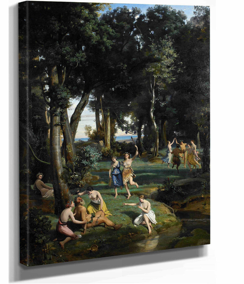 Silenus by Jean Baptiste Camille Corot