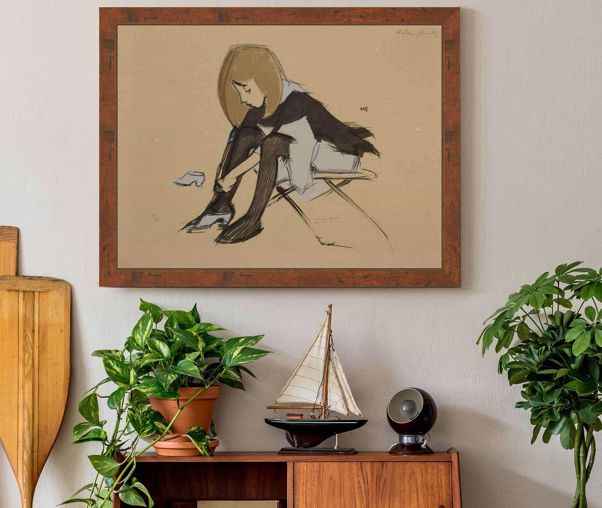 Silk Shoes by Helene Schjerfbeck