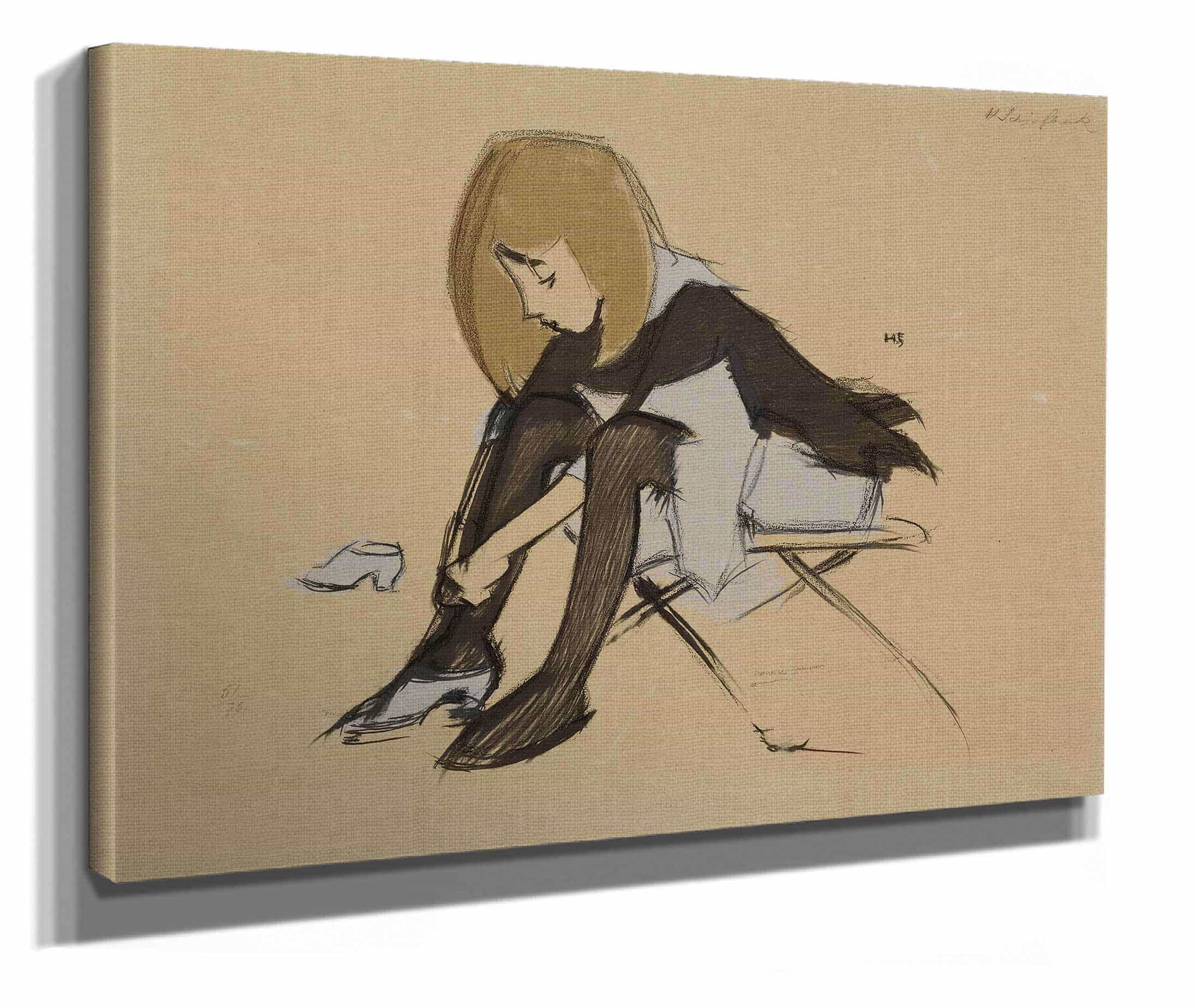 Silk Shoes by Helene Schjerfbeck