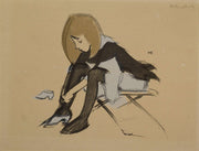 Silk Shoes by Helene Schjerfbeck