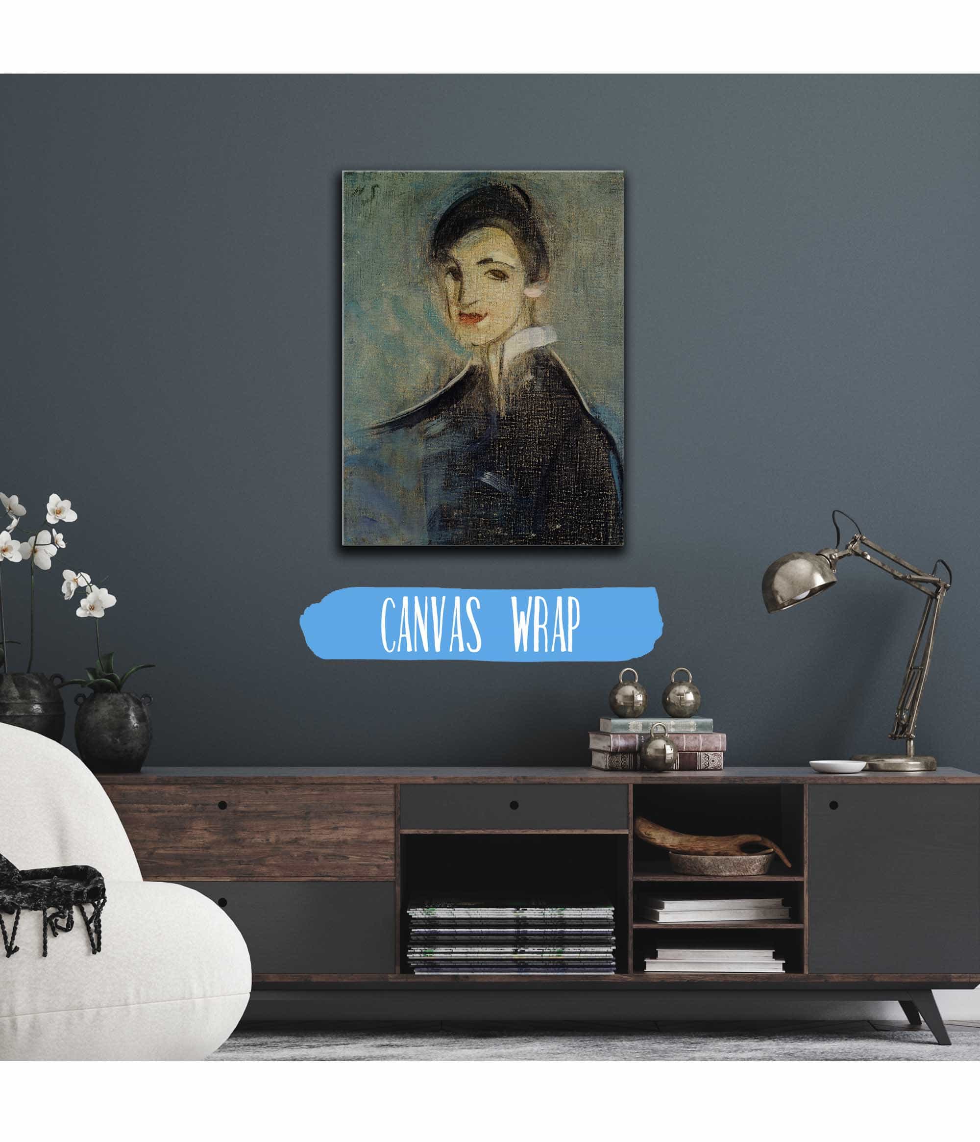 Singer In Black  by Helene Schjerfbeck