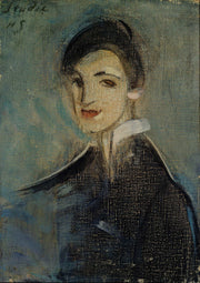 Singer In Black  by Helene Schjerfbeck