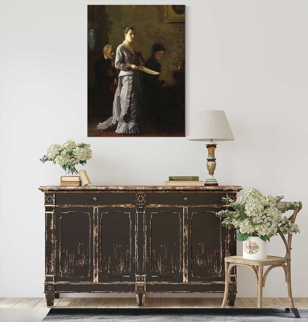 Singing A Pathetic Song by Thomas Eakins