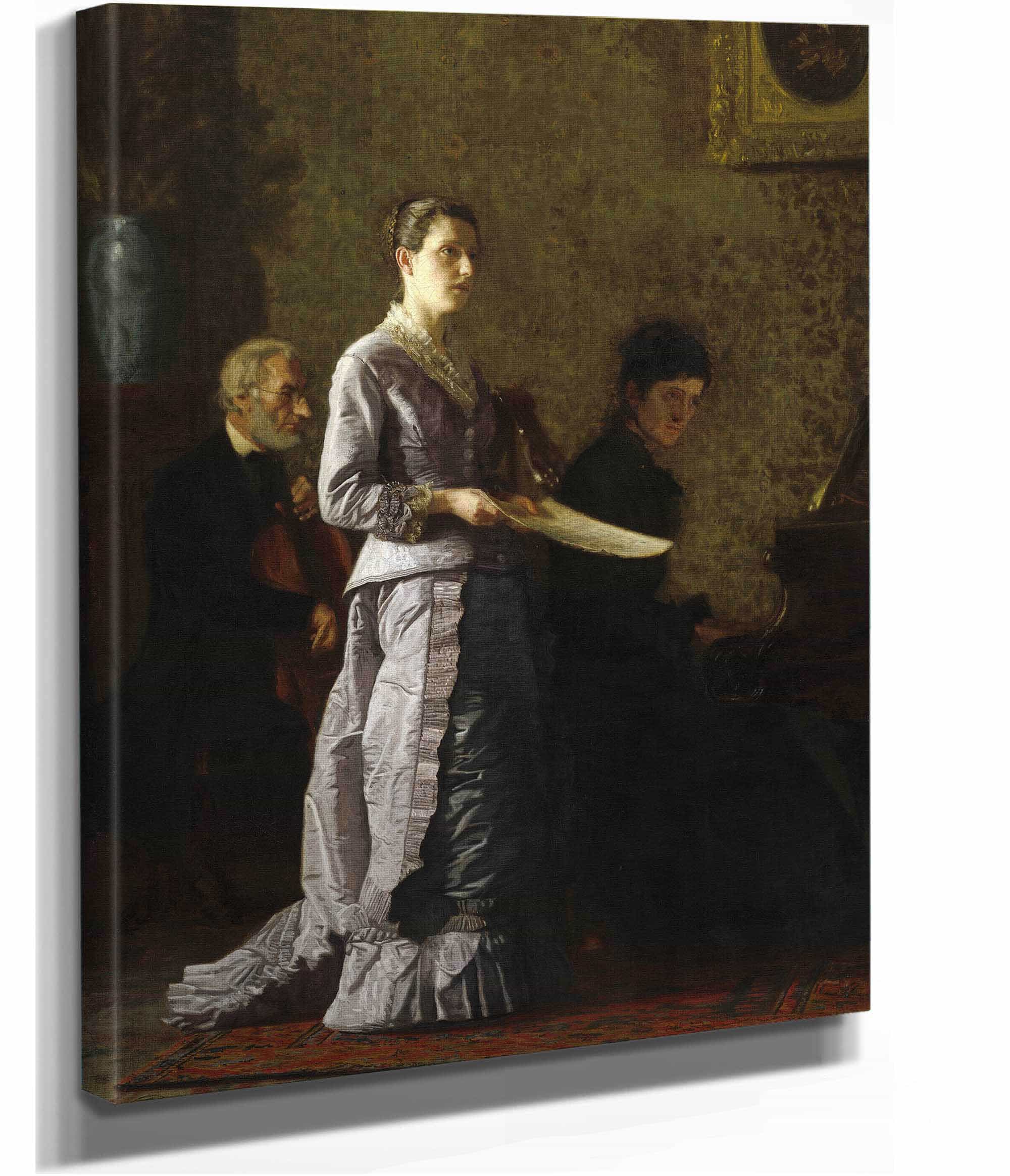 Singing A Pathetic Song by Thomas Eakins