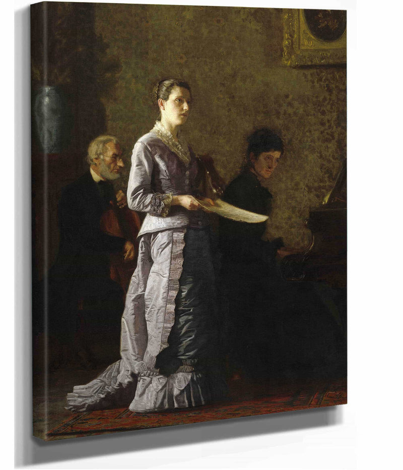 Singing A Pathetic Song by Thomas Eakins