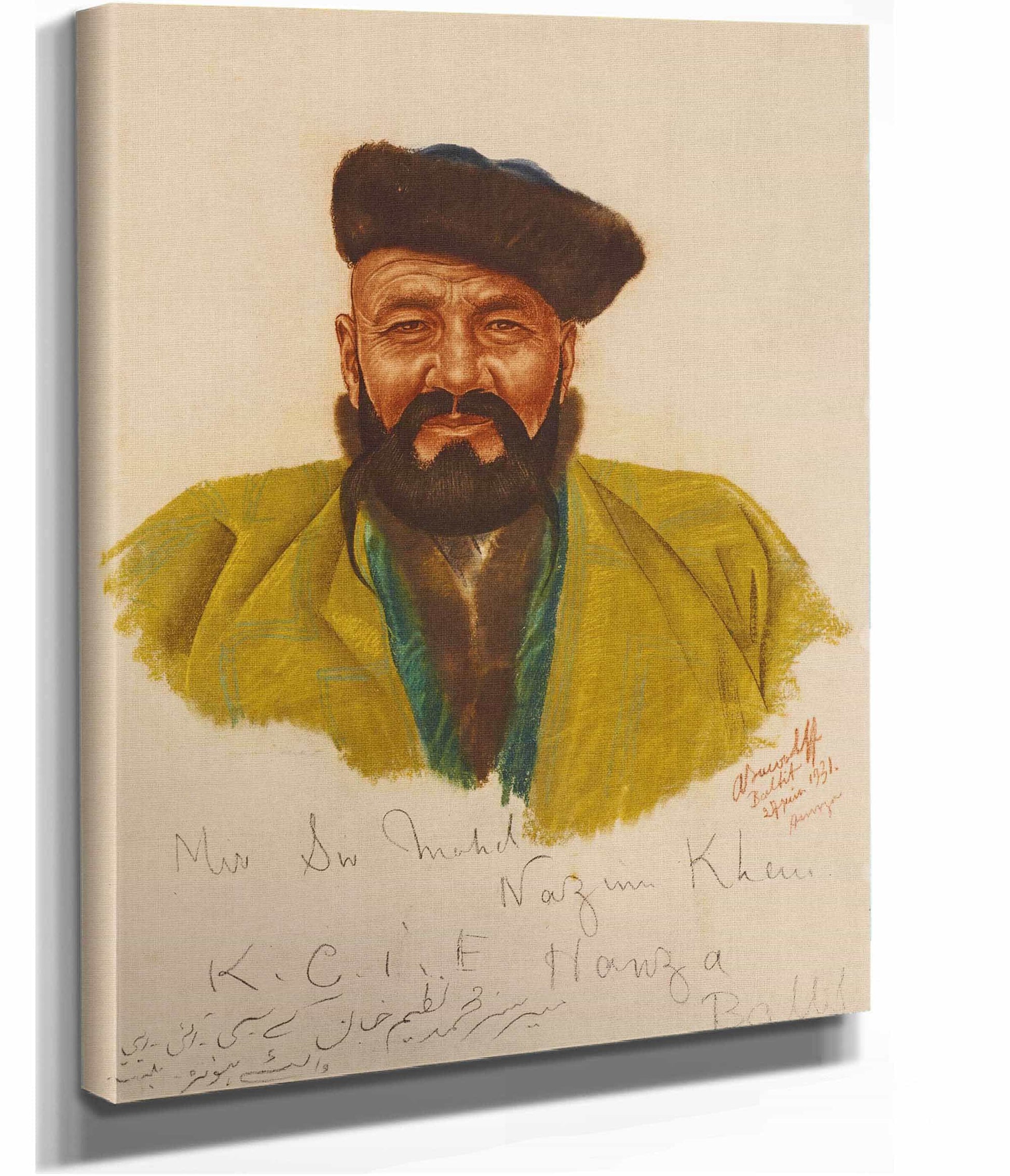 Sir Mohamed Nazim Khan Mir De Hounza Baltit by Alexander Evgenievich Yakovlev