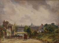 Sir Richard Steeles Cottage Hampstead by John Constable