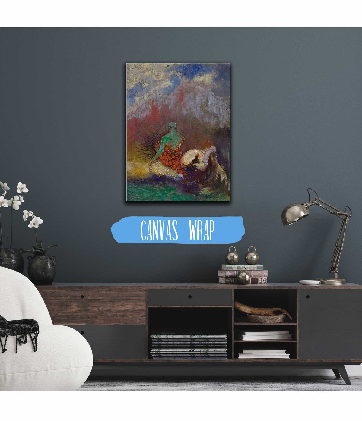 Siren by Odilon Redon