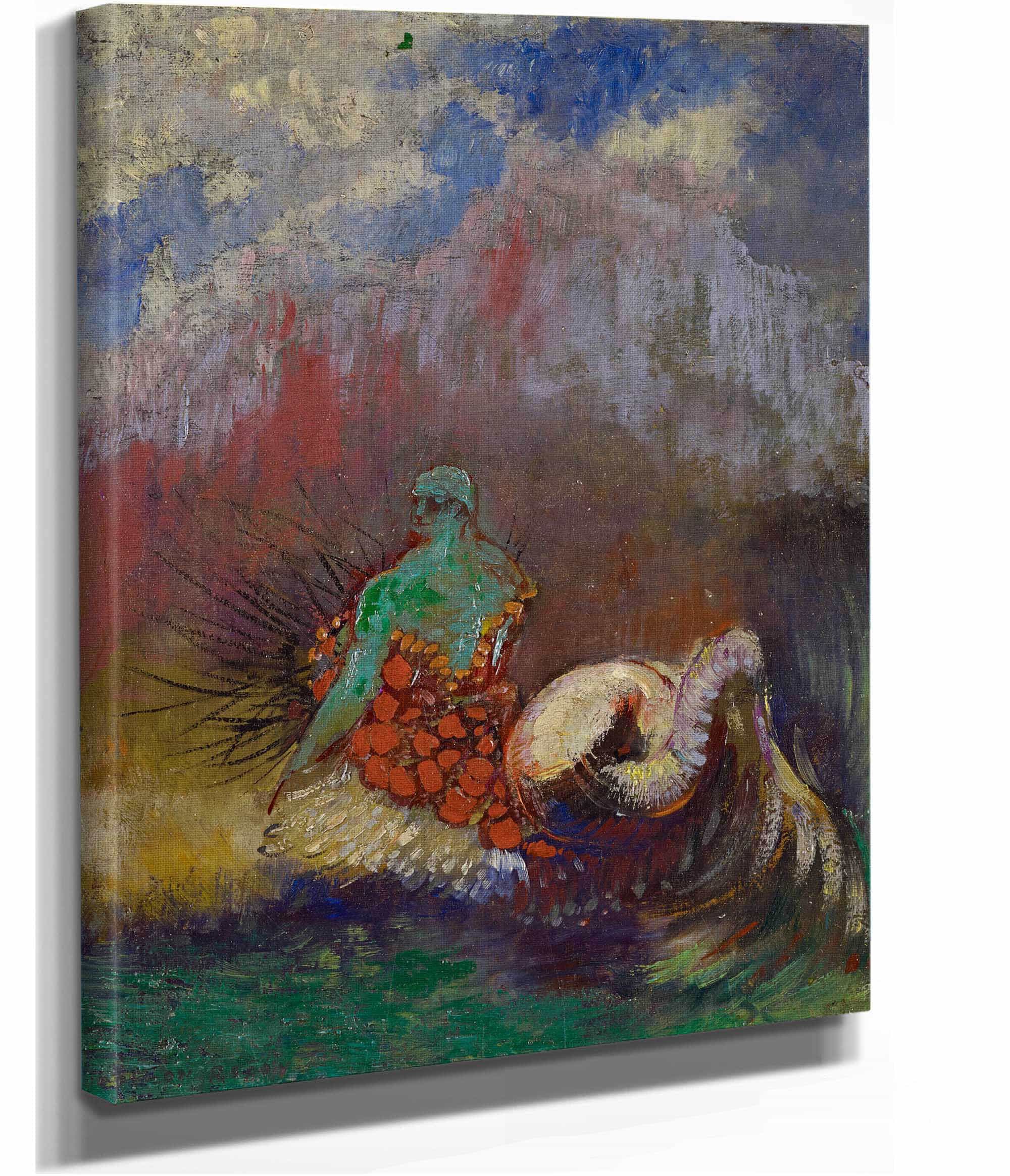 Siren by Odilon Redon