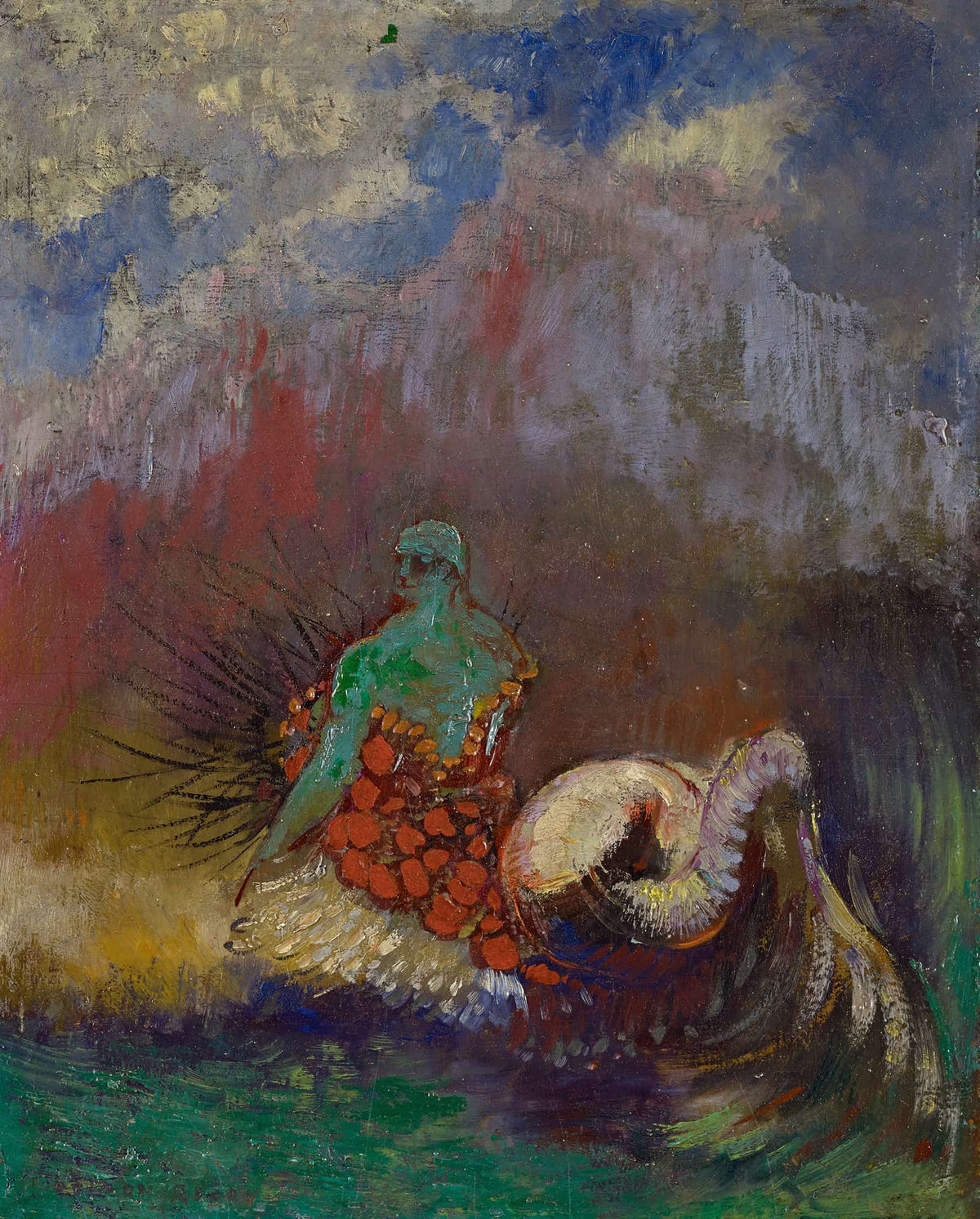 Siren by Odilon Redon