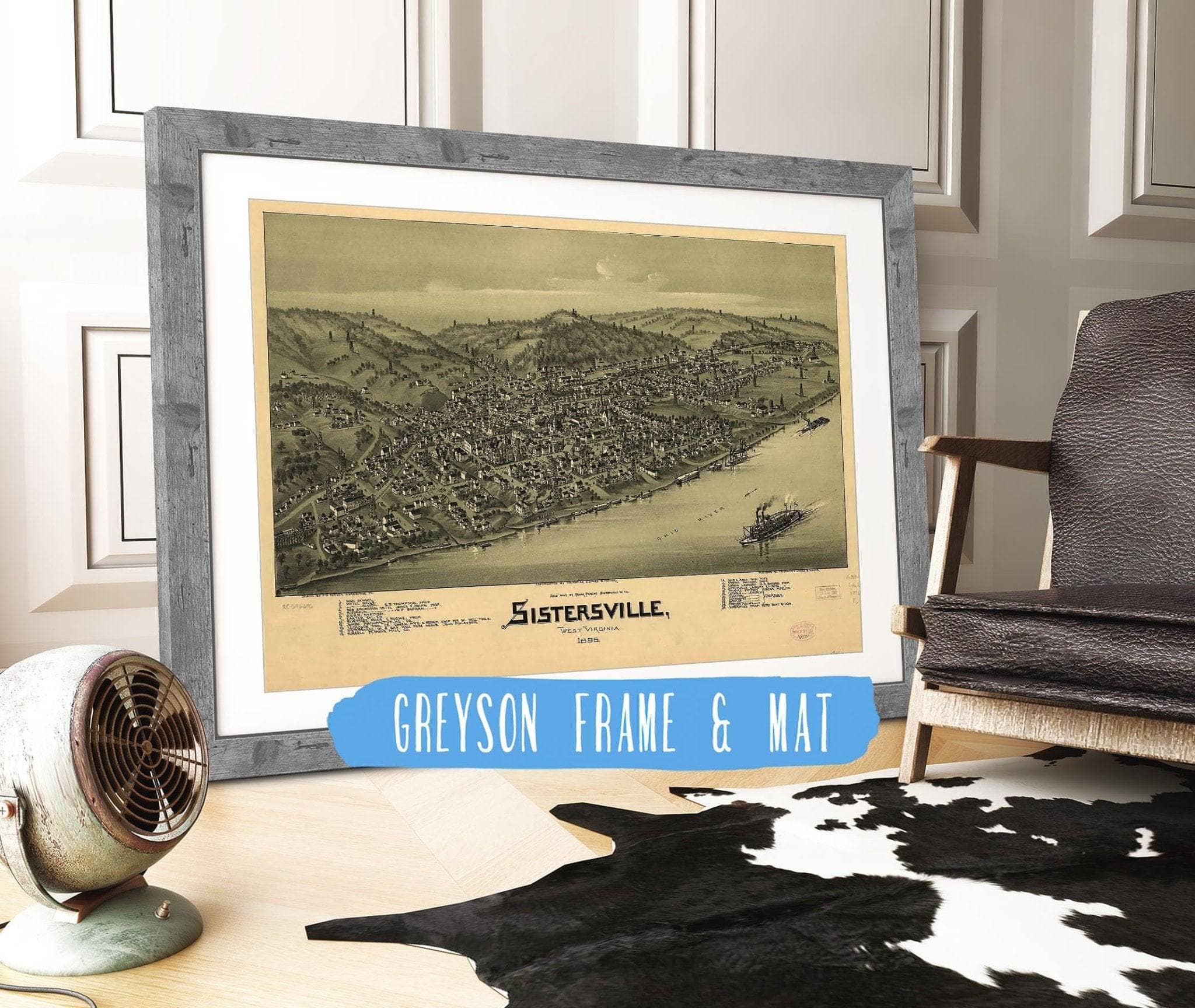 Sistersville West Virginia 1896 State of West Virginia