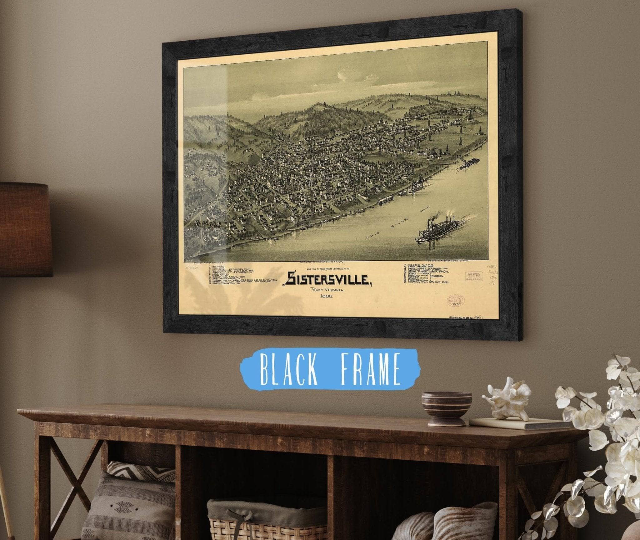 Sistersville West Virginia 1896 State of West Virginia