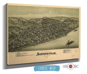 Sistersville West Virginia 1896 State of West Virginia