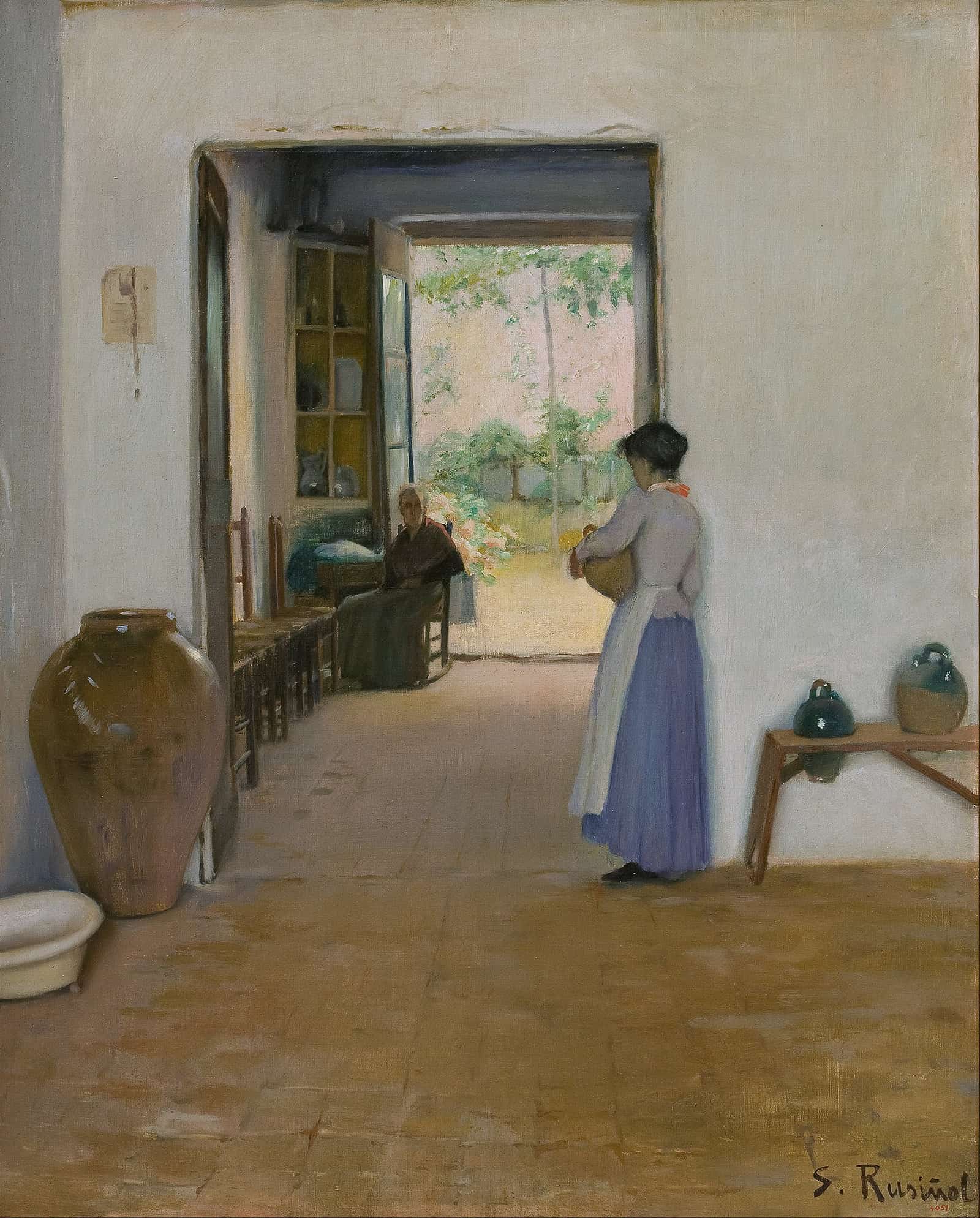 Sitges Interior by Santiago Rusinol