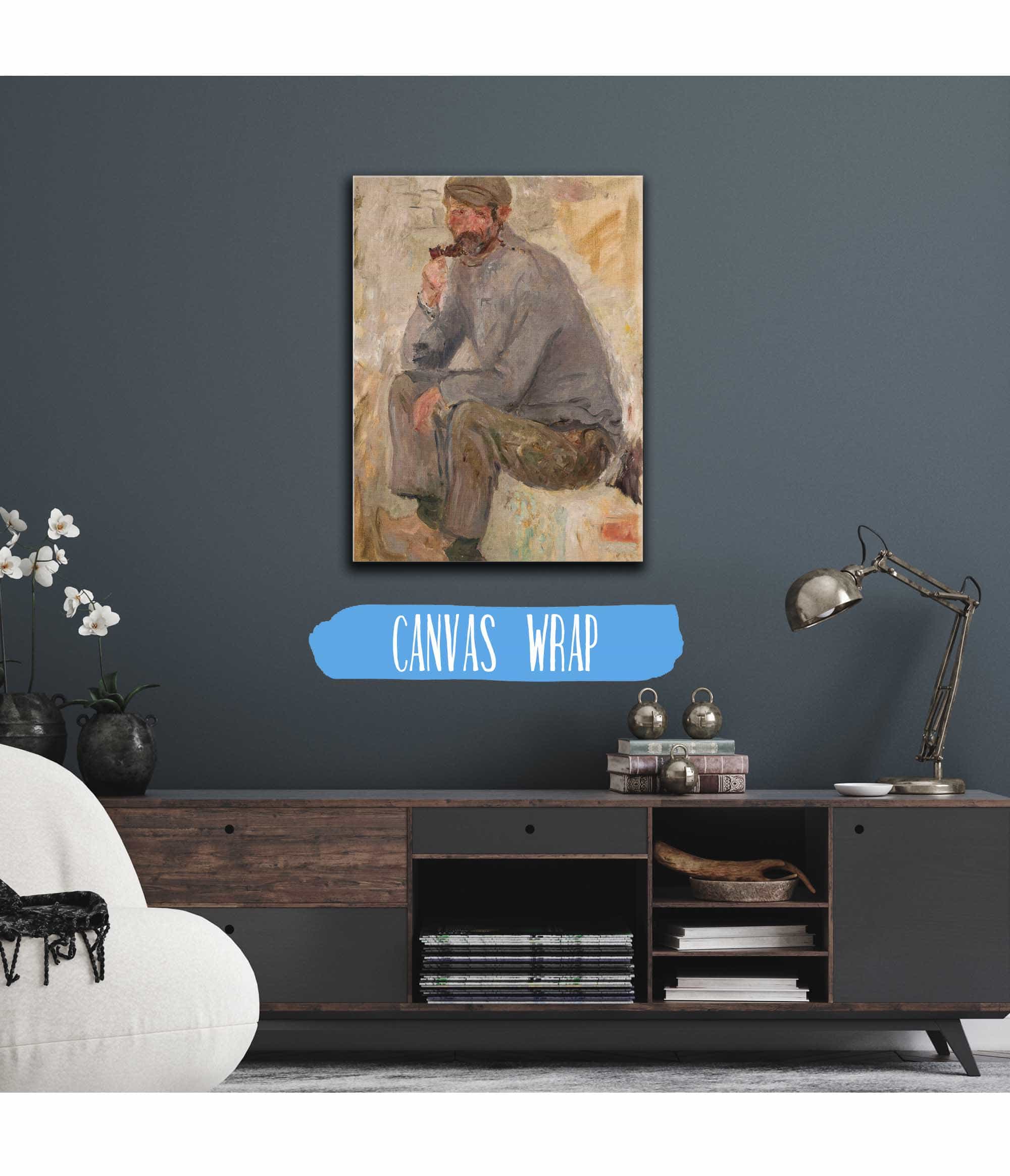 Sitting Fisherman With A Pipe by Tadeusz Makowski