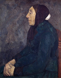 Sitting Old Peasant Woman by Paula Modersohn Becker