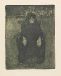 Sitzende Alte by Paula Modersohn Becker