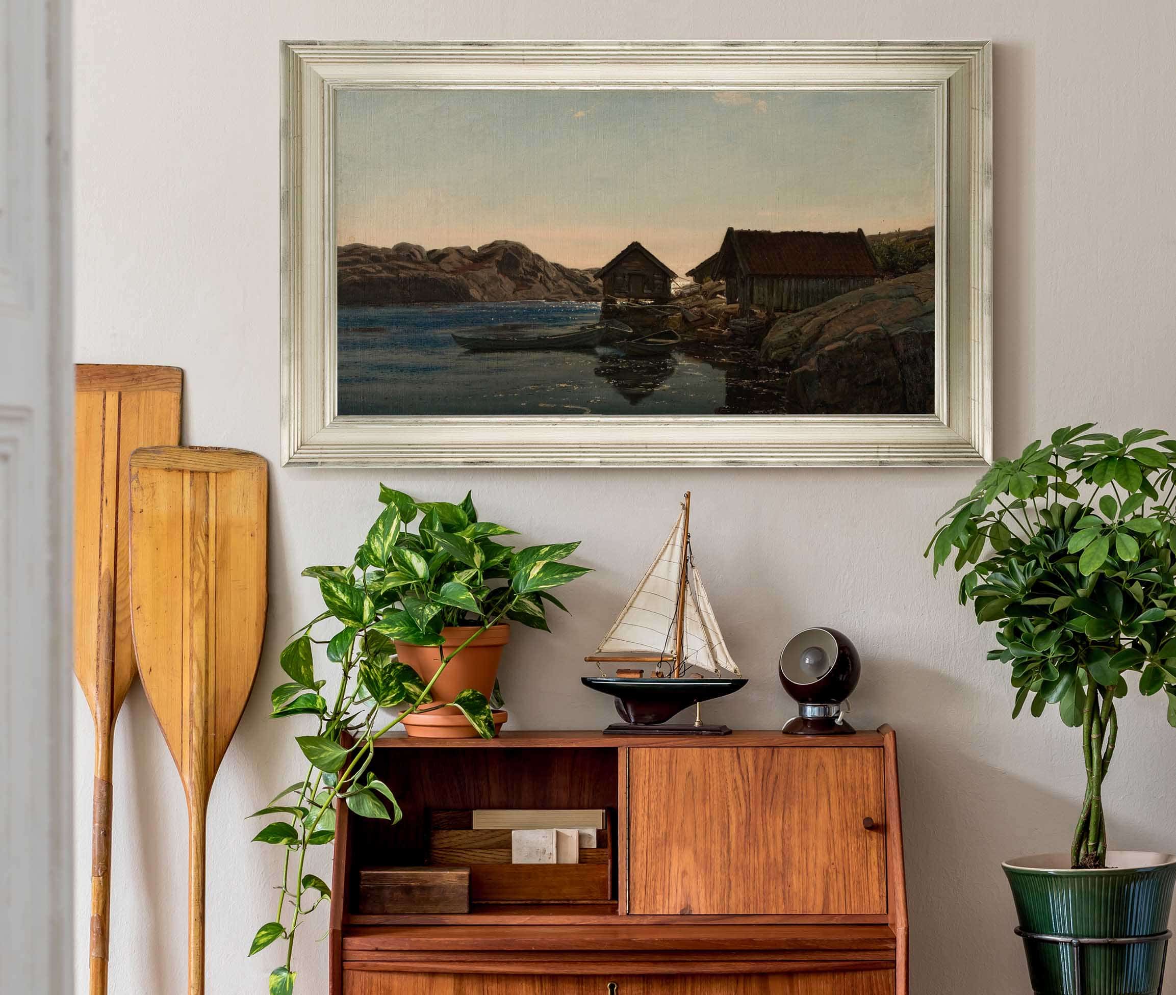 Sjoboder Lindesnes by Amaldus Nielsen
