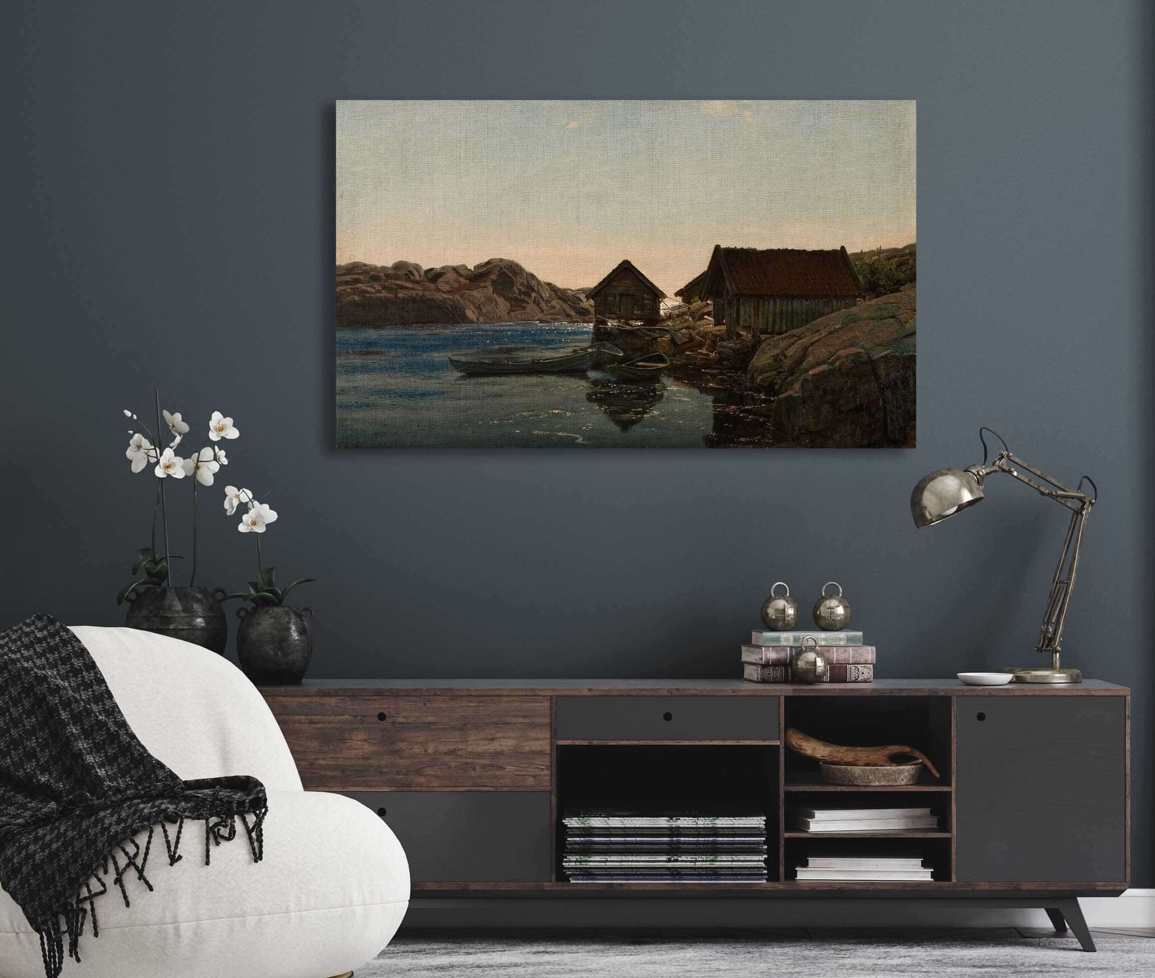 Sjoboder Lindesnes by Amaldus Nielsen